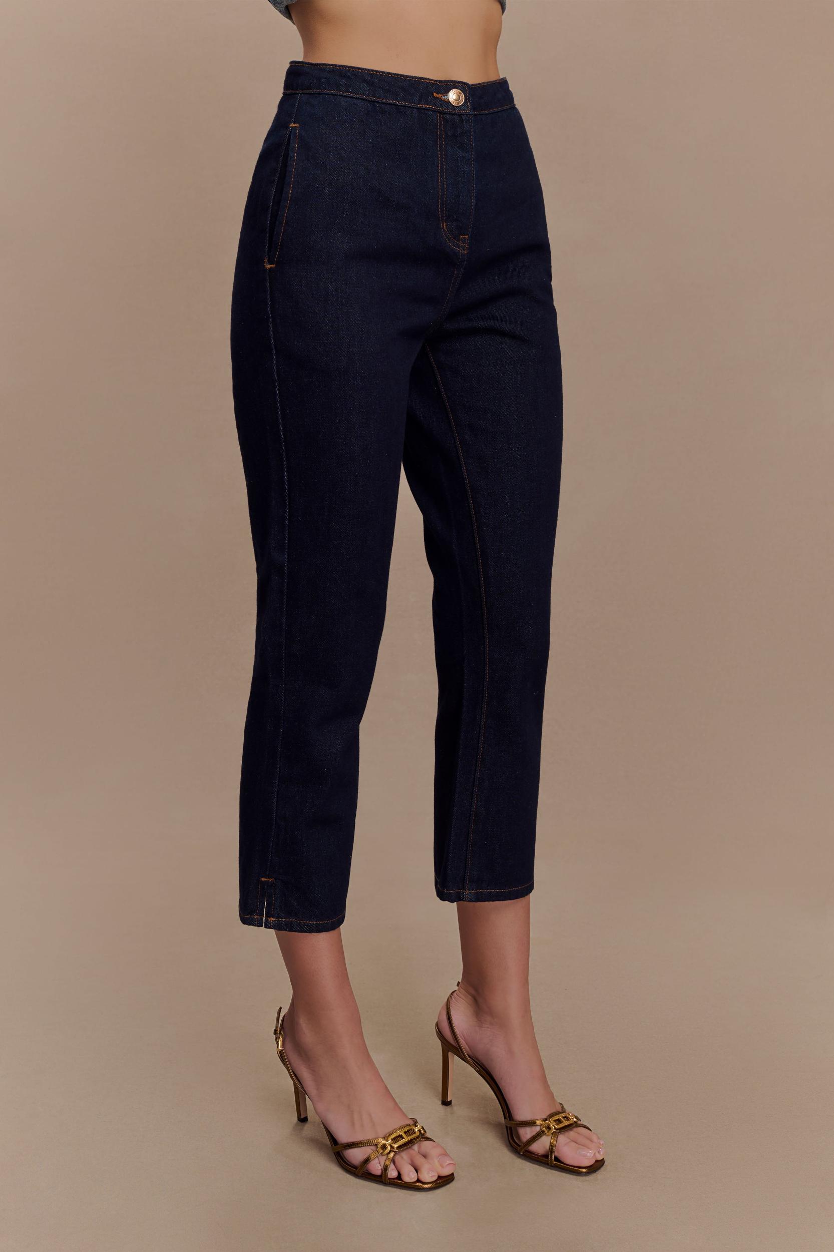Hudson Denim Capri Pants - Indigo Blue Product Image