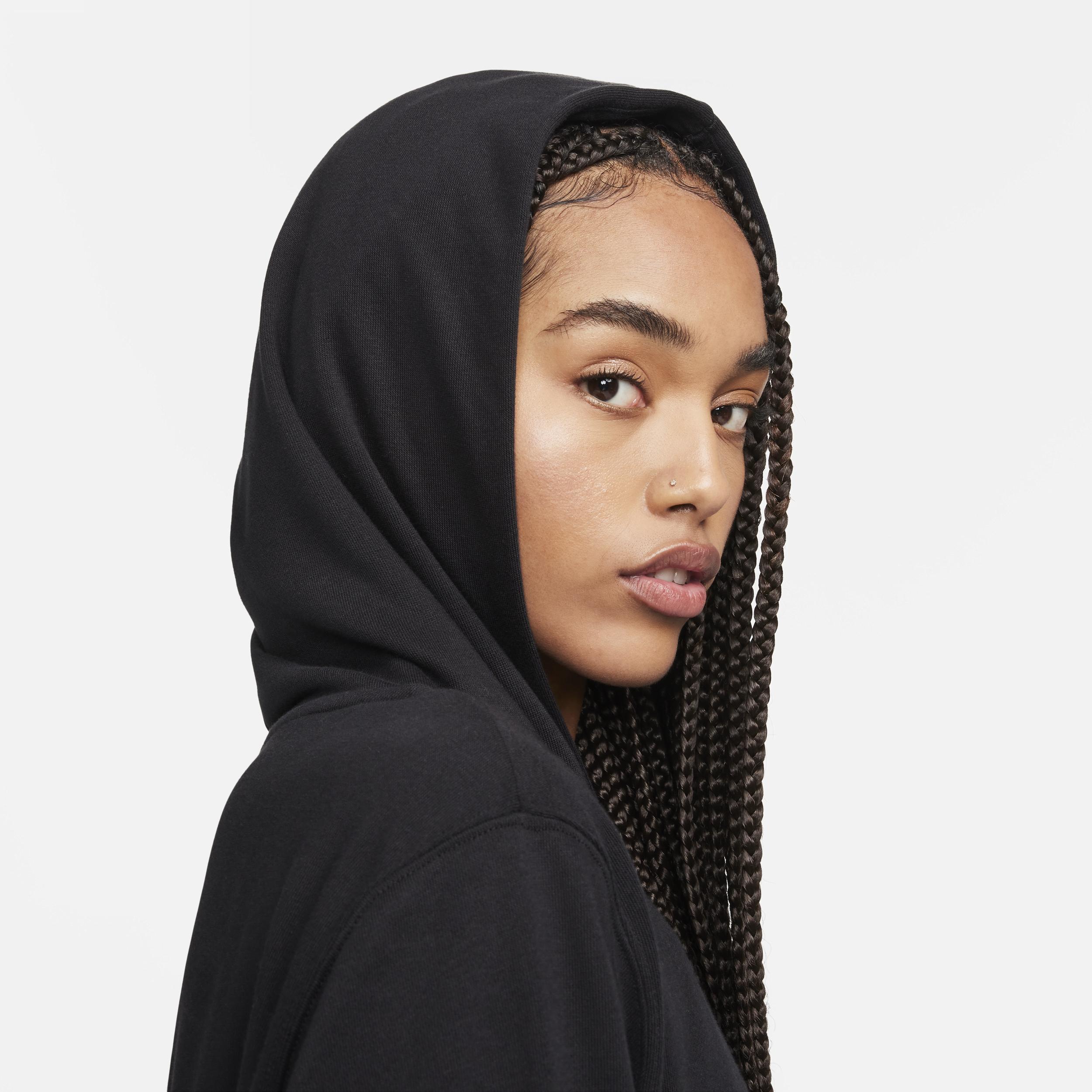 Womens Nike Sportswear Chill Terry Loose Full-Zip French Terry Hoodie | FN2415-010 Product Image