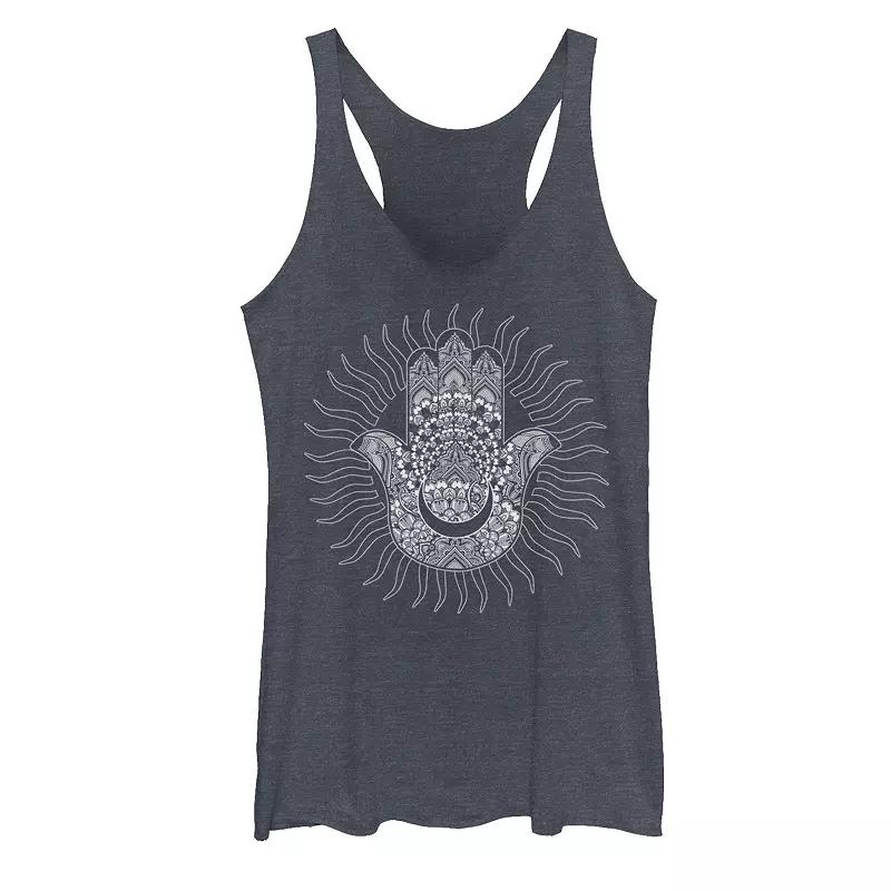 Juniors' Hamsa Moon Sun Geometric Design Graphic Tank Top, Girl's,  Product Image