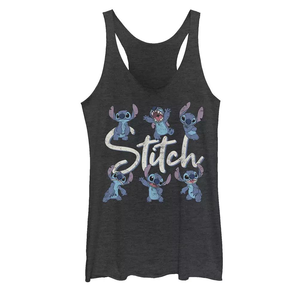 Juniors' Disney's Lilo & Stitch Poses Of Stitch Tank Top, Women's,  Product Image