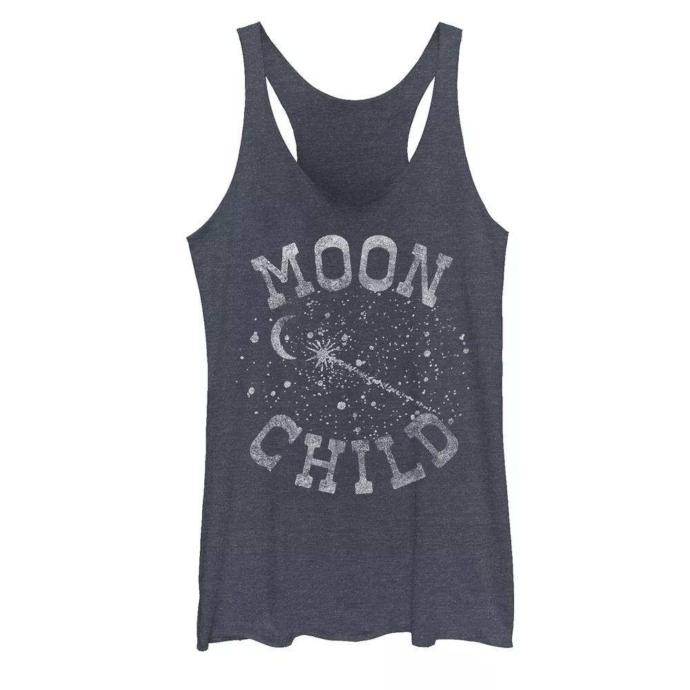 Juniors' Moon Child Galactic Text Tank Top, Girl's,  Product Image