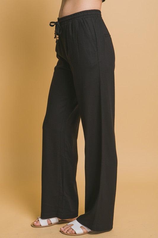 WARMER WEATHER LINEN BEACH PANTS Product Image