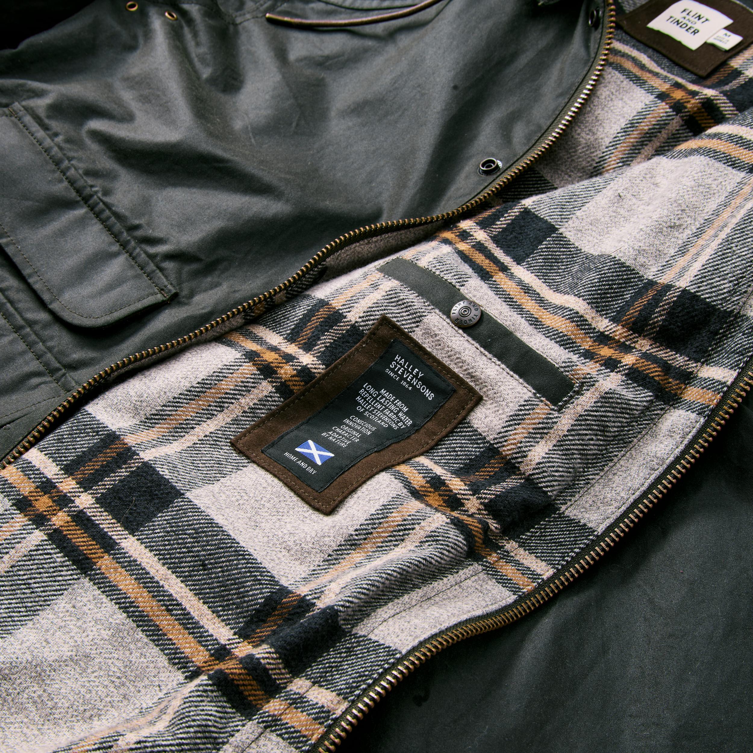 Flannel-Lined Waxed Hudson Jacket Product Image