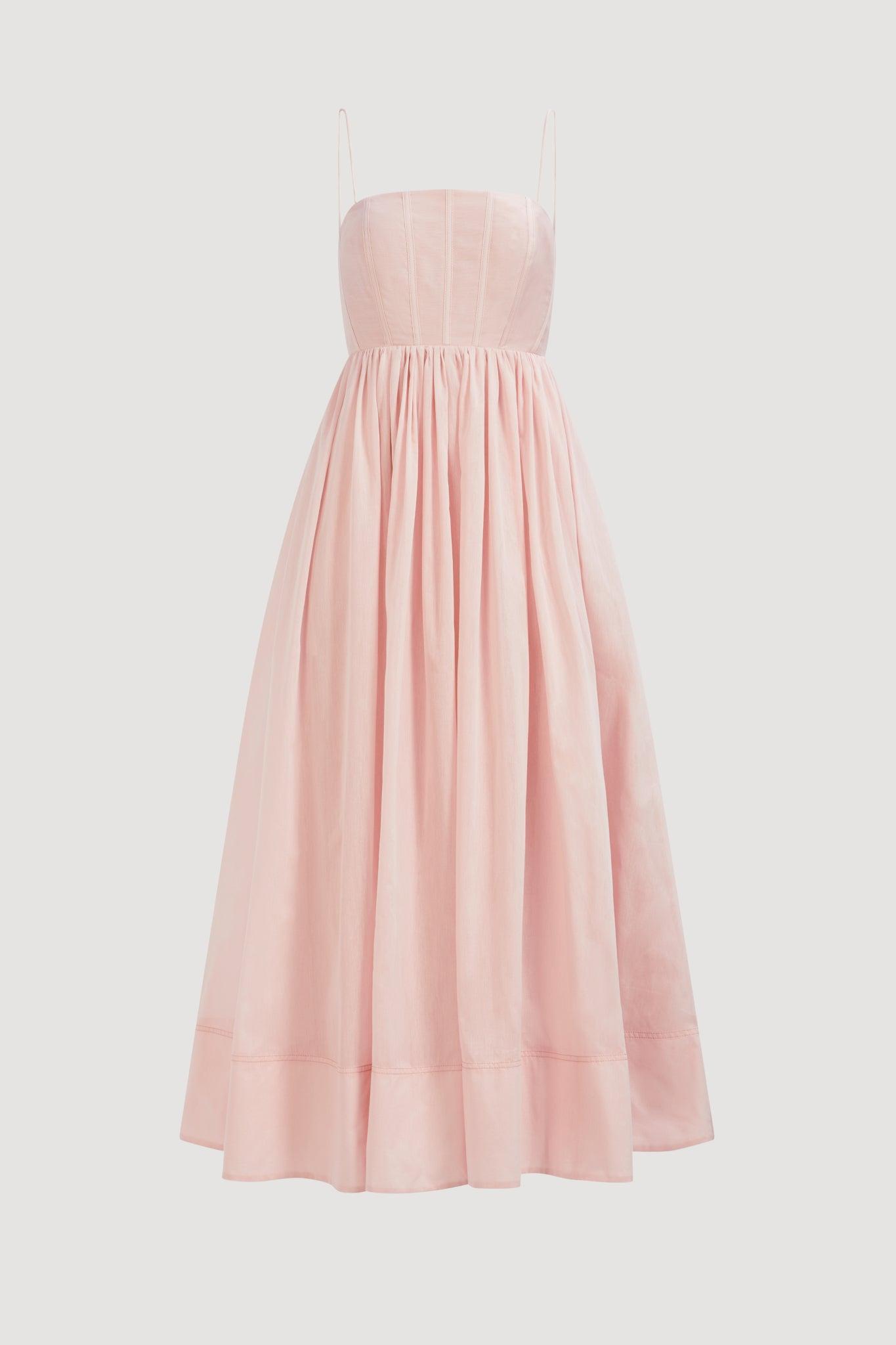 Rosie Midi Dress-TEA BLOSSOM / 4 Product Image