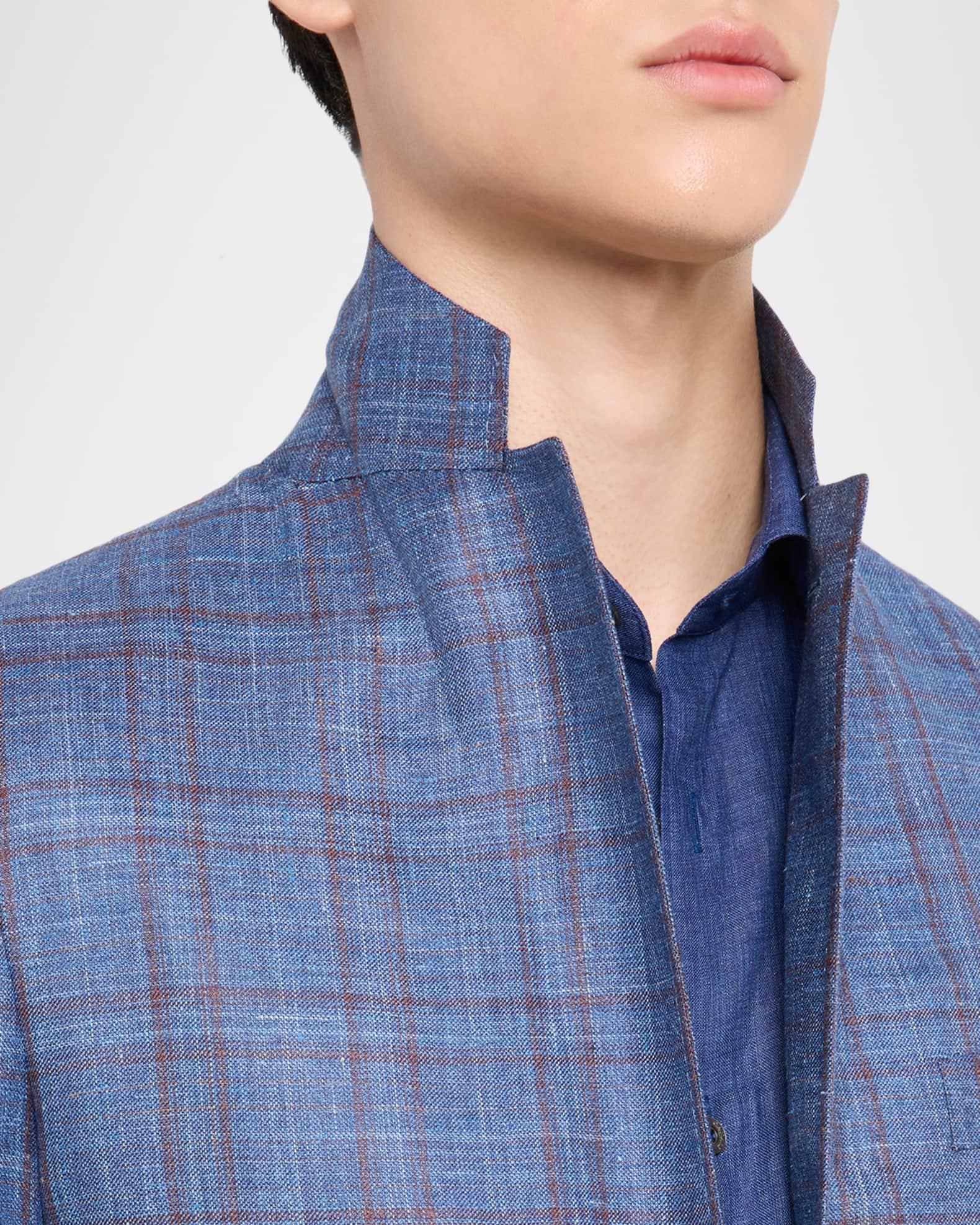 Men's Check Single-Breasted Sport Coat Product Image