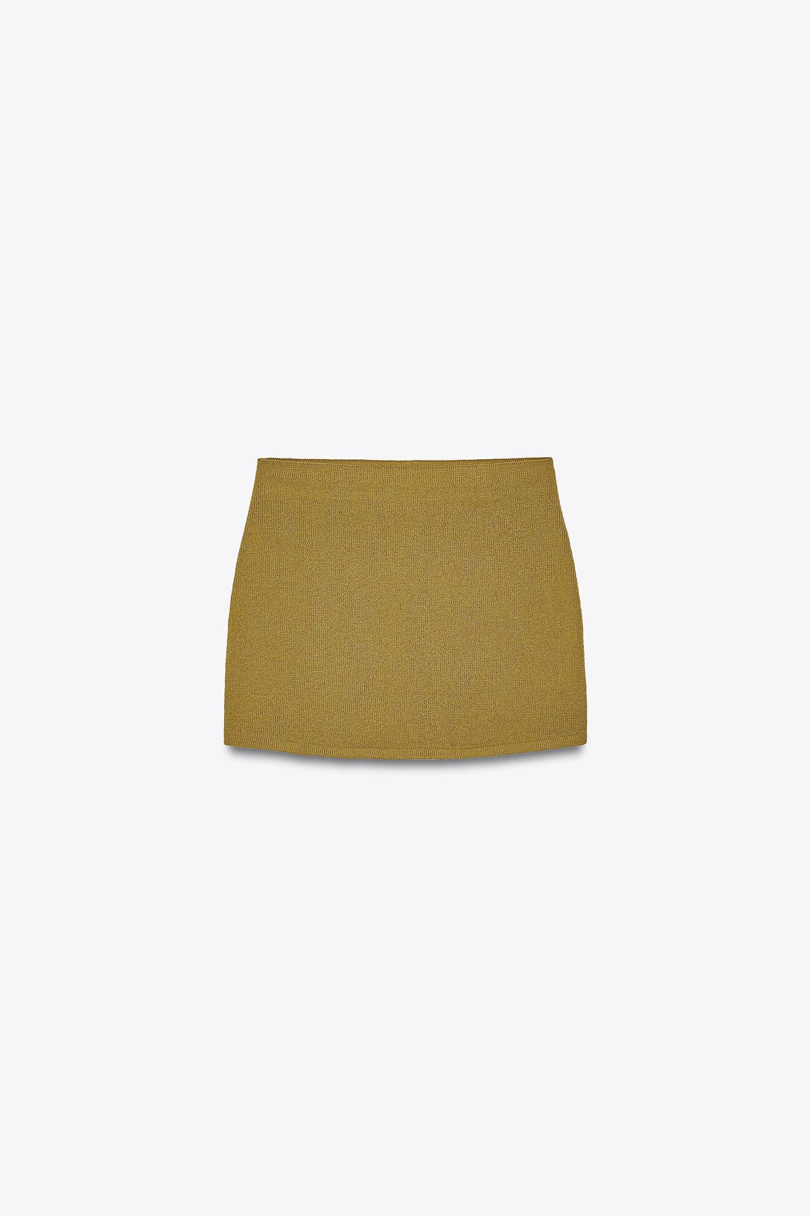 BASIC KNIT MINI SKIRT Product Image