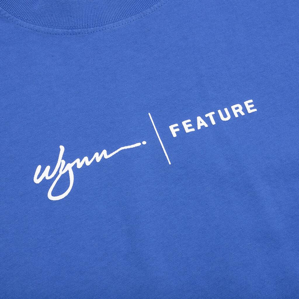 Feature x Wynn Logo Lock Up L/S Tee - Dazzling Blue Male Product Image