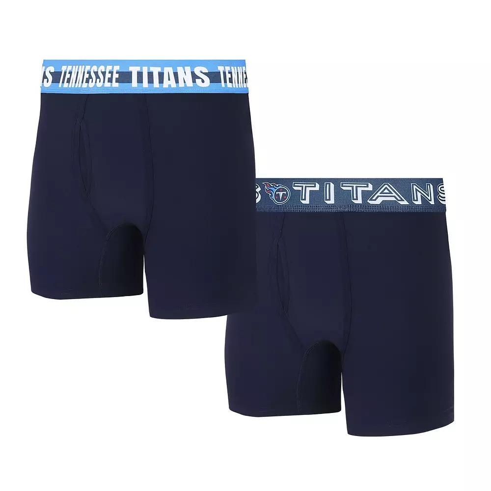 Men's Concepts Sport Tennessee Titans Gauge Knit Boxer Brief Two-Pack,  Product Image