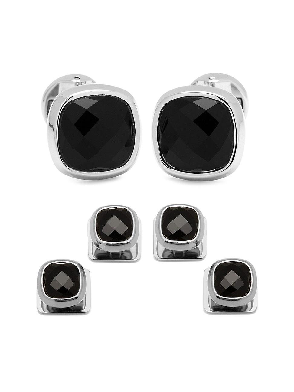 Mens Ox & Bull Trading Co. Onyx Cufflinks Product Image