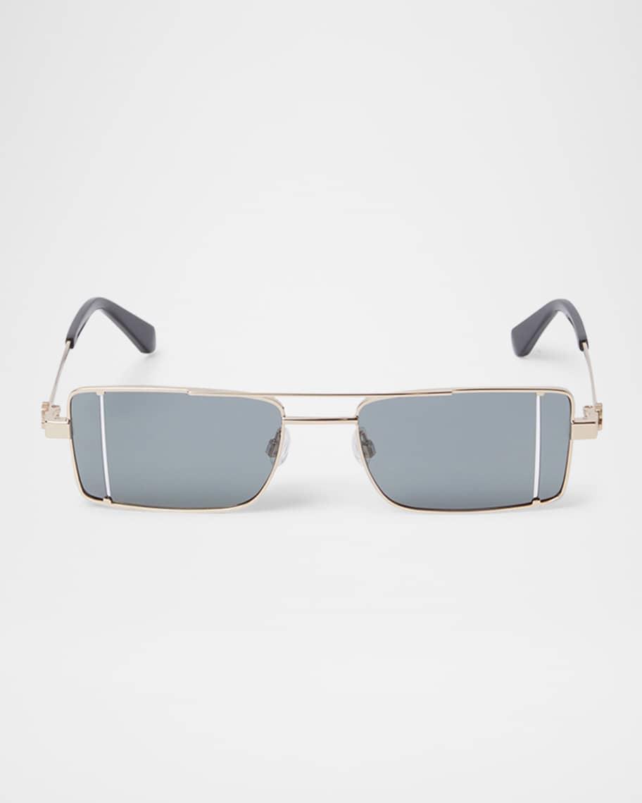 Mens Cortez Metal Rectangle Sunglasses Product Image