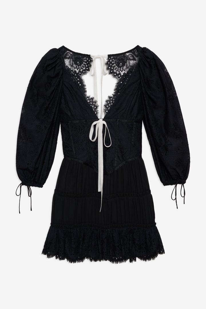 Ellis Mini Dress — Black Product Image