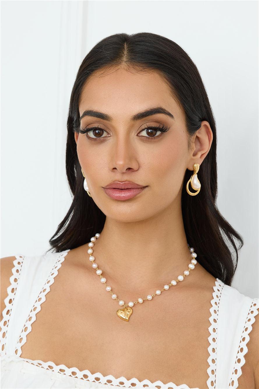 18k Gold Plated Coastal Escape Earrings Gold Product Image