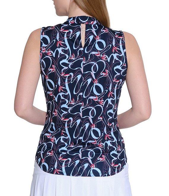 Sport Haley Kerry Printed Mock Neck Sleeveless Top Product Image
