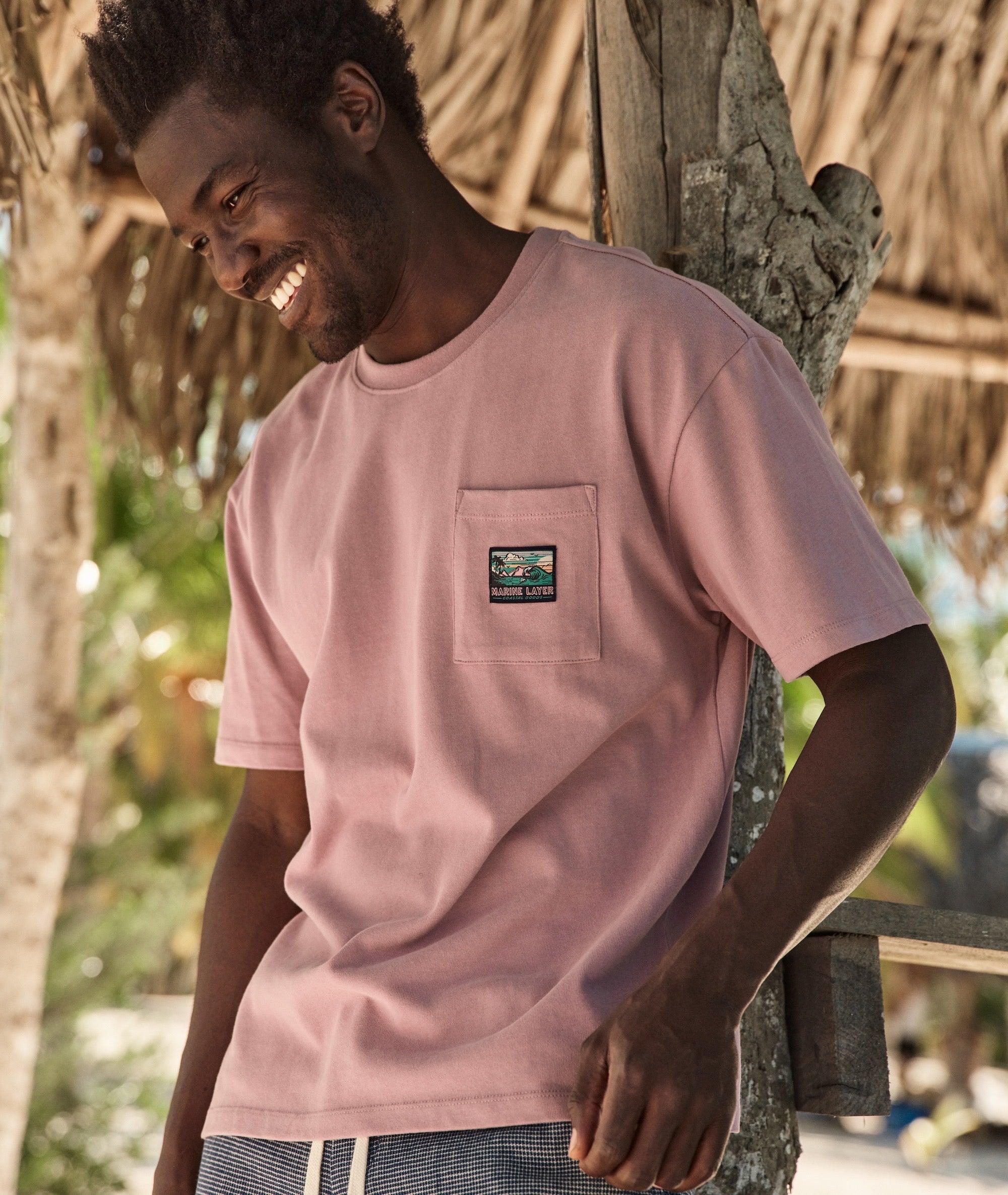 Boxy Sueded Tee Product Image