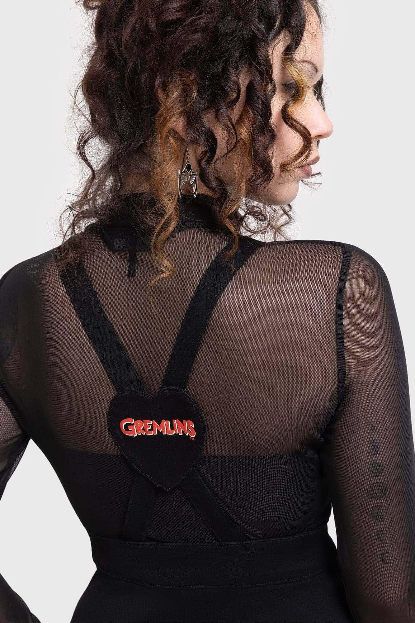 Gremlin Stripe Pinafore Dress Female Product Image