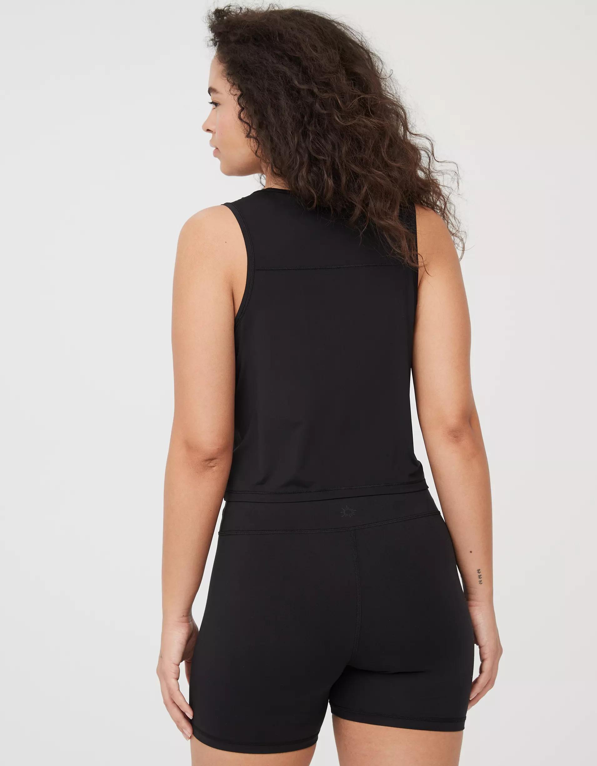 OFFLINE By Aerie Sweat Sesh Cropped Tank Top Product Image