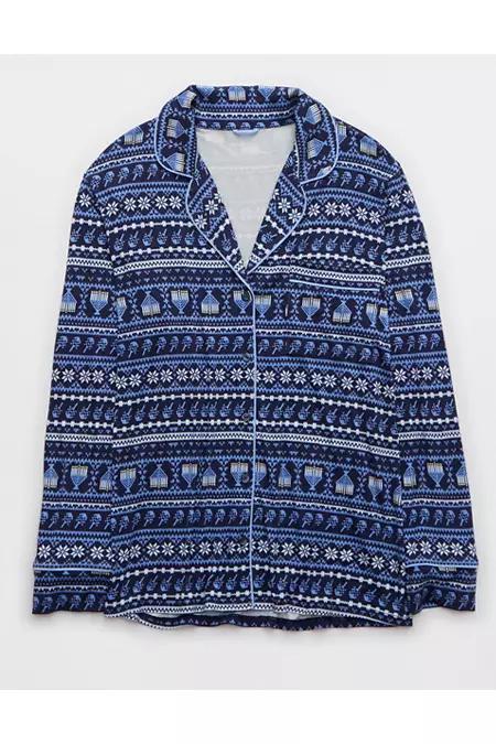 Aerie Real SoftÂ® Pajama Shirt Women's Product Image