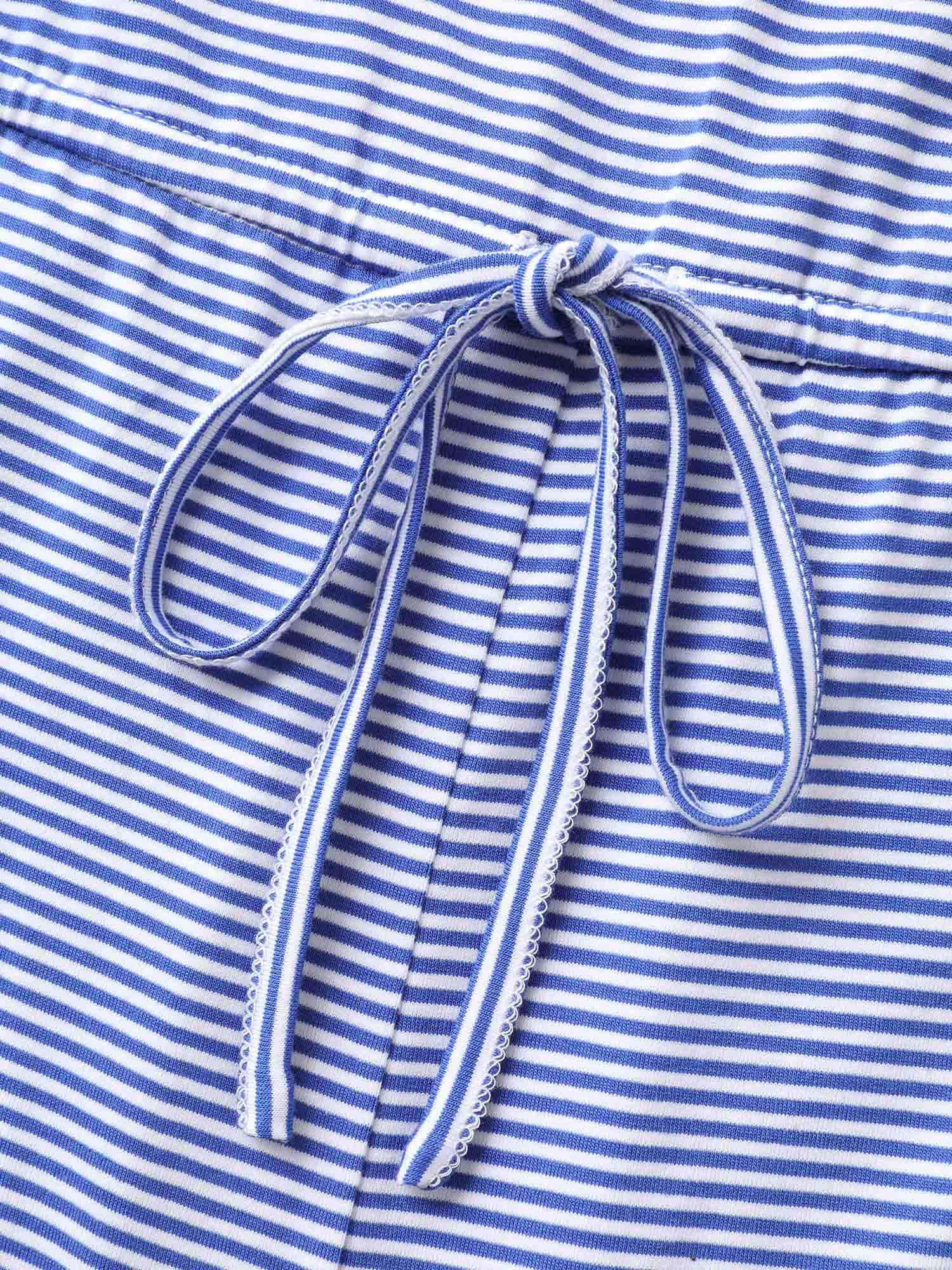 Stripe Print Stretchy Hem Cami Jumpsuit Female Product Image