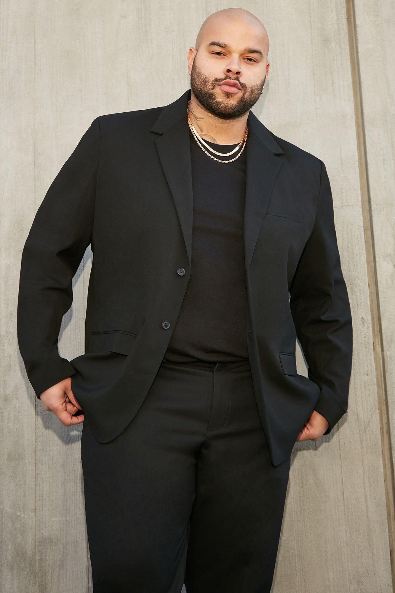 The Modern Stretch Suit Jacket - Black Product Image