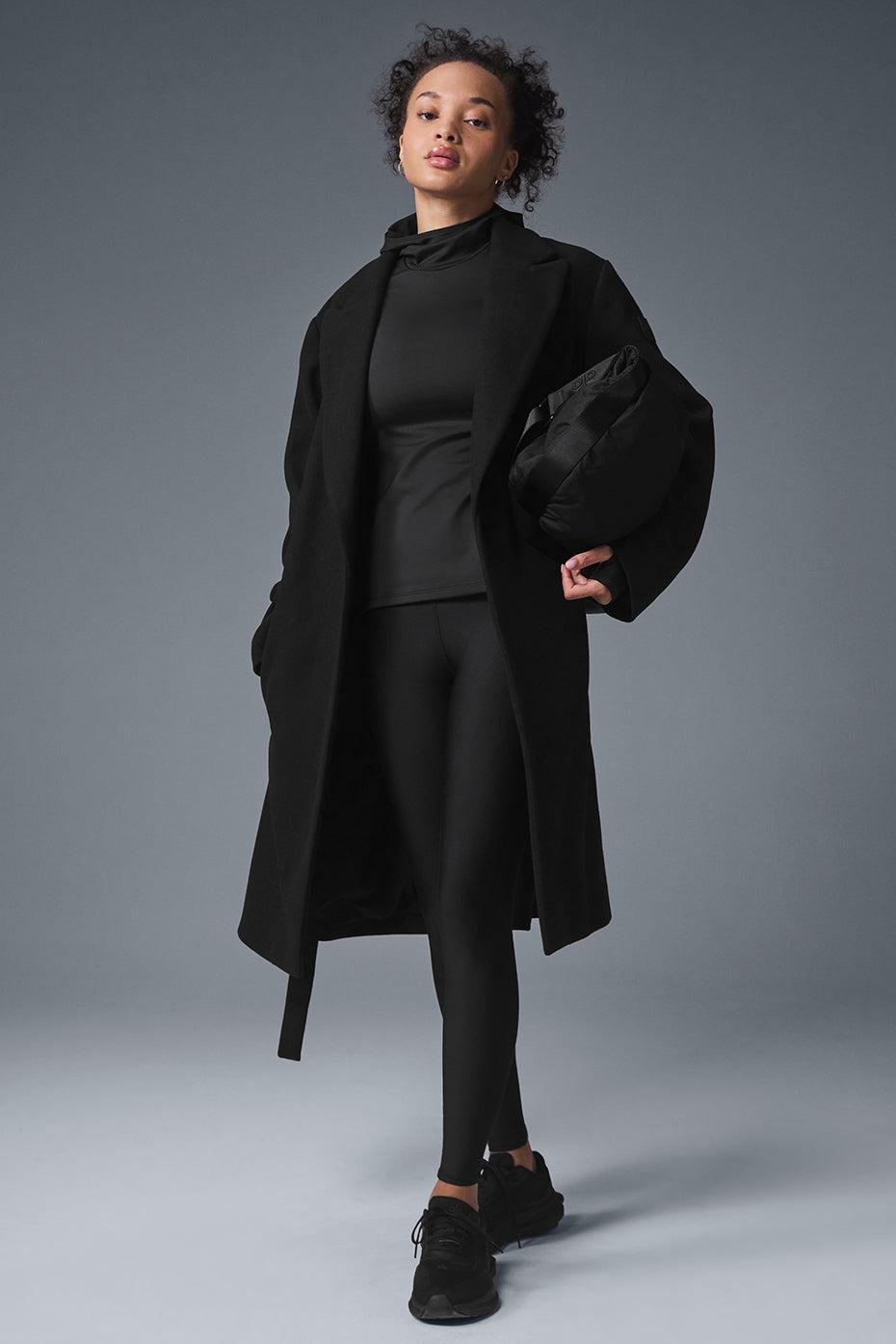 Wool Gameday Overcoat - Black Female Product Image