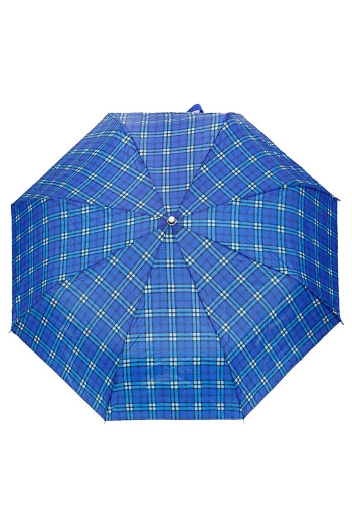Plaid Auto Open Bi-Fold Compact Umbrella Product Image