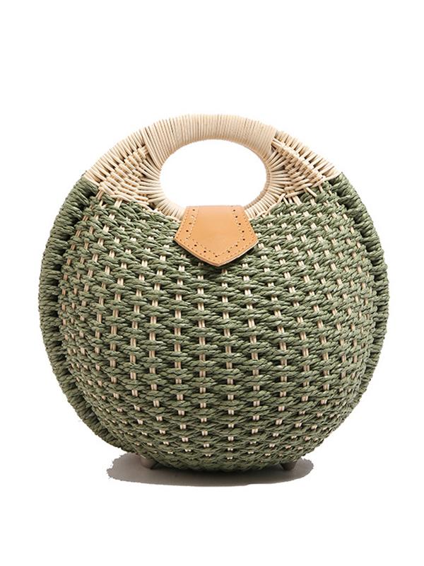Geometric Woven Handbags Product Image