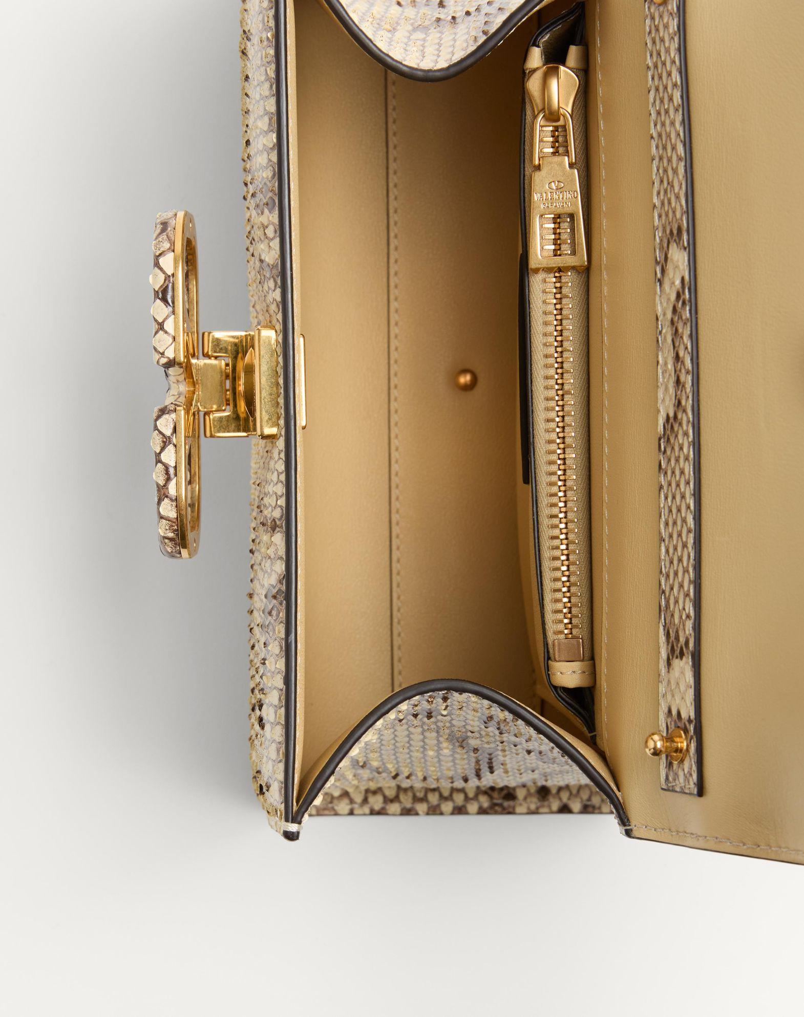 Valentino Garavani Vsling Small Python Handbag Product Image