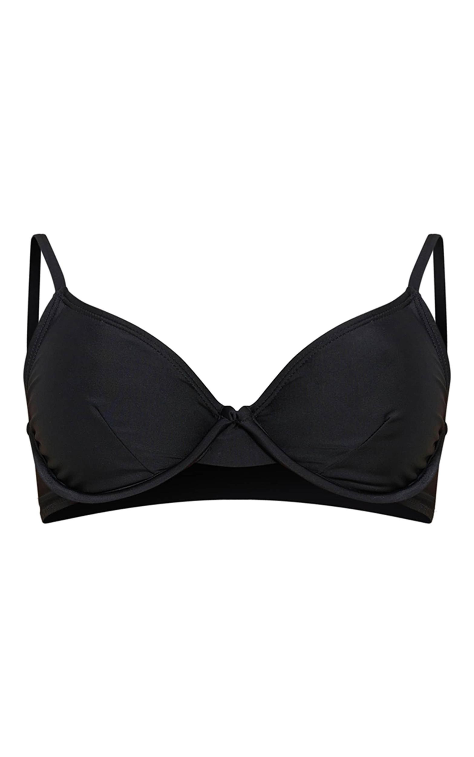 Black Underwired Mix & Match Bikini Top Product Image
