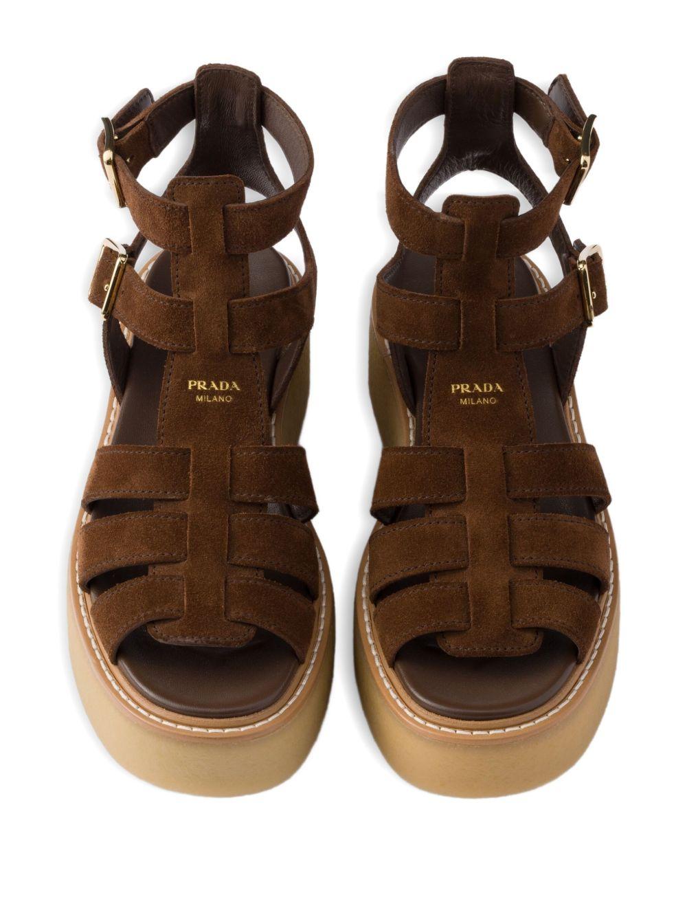50mm buckle-strap platform sandals Product Image