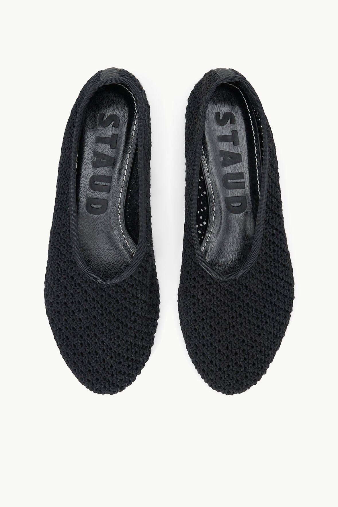 ALBA BALLET FLAT | BLACK CROCHET Product Image