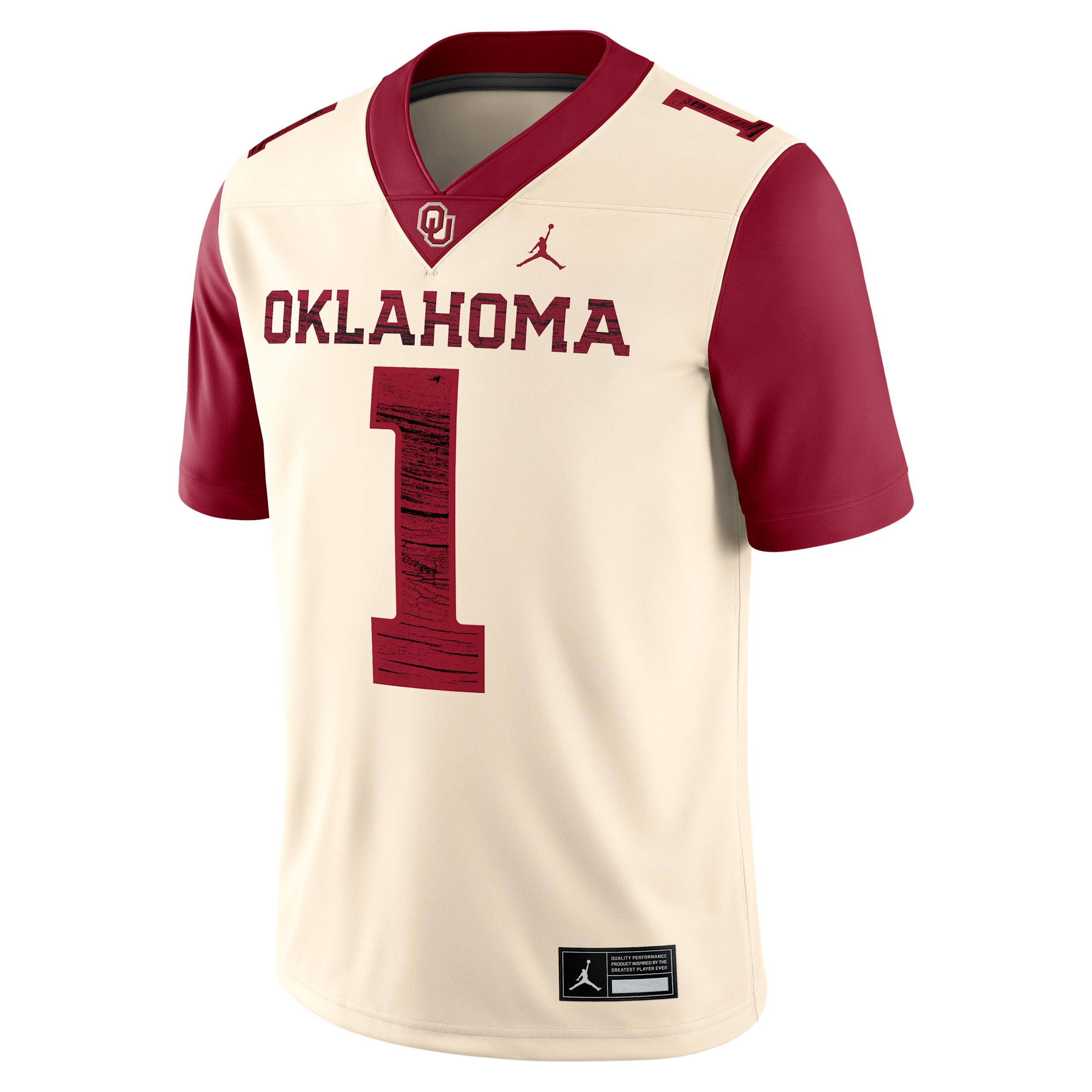Mens Oklahoma Sooners Jordan Brand Dri-FIT College Game Jersey | JC2F08AVOKN-U8J Product Image