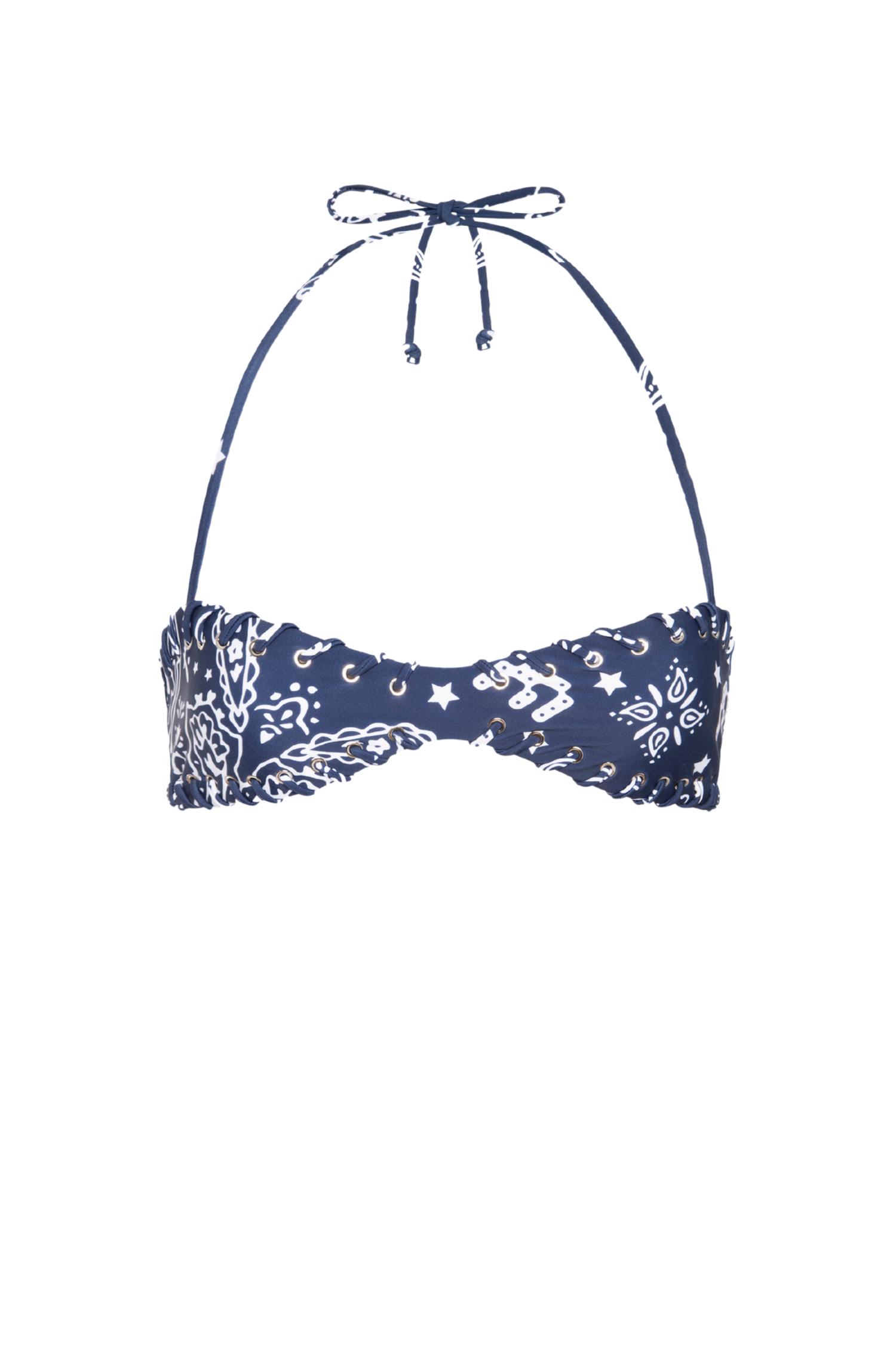 RIO BIKINI TOP - BANDANA NAVY Product Image