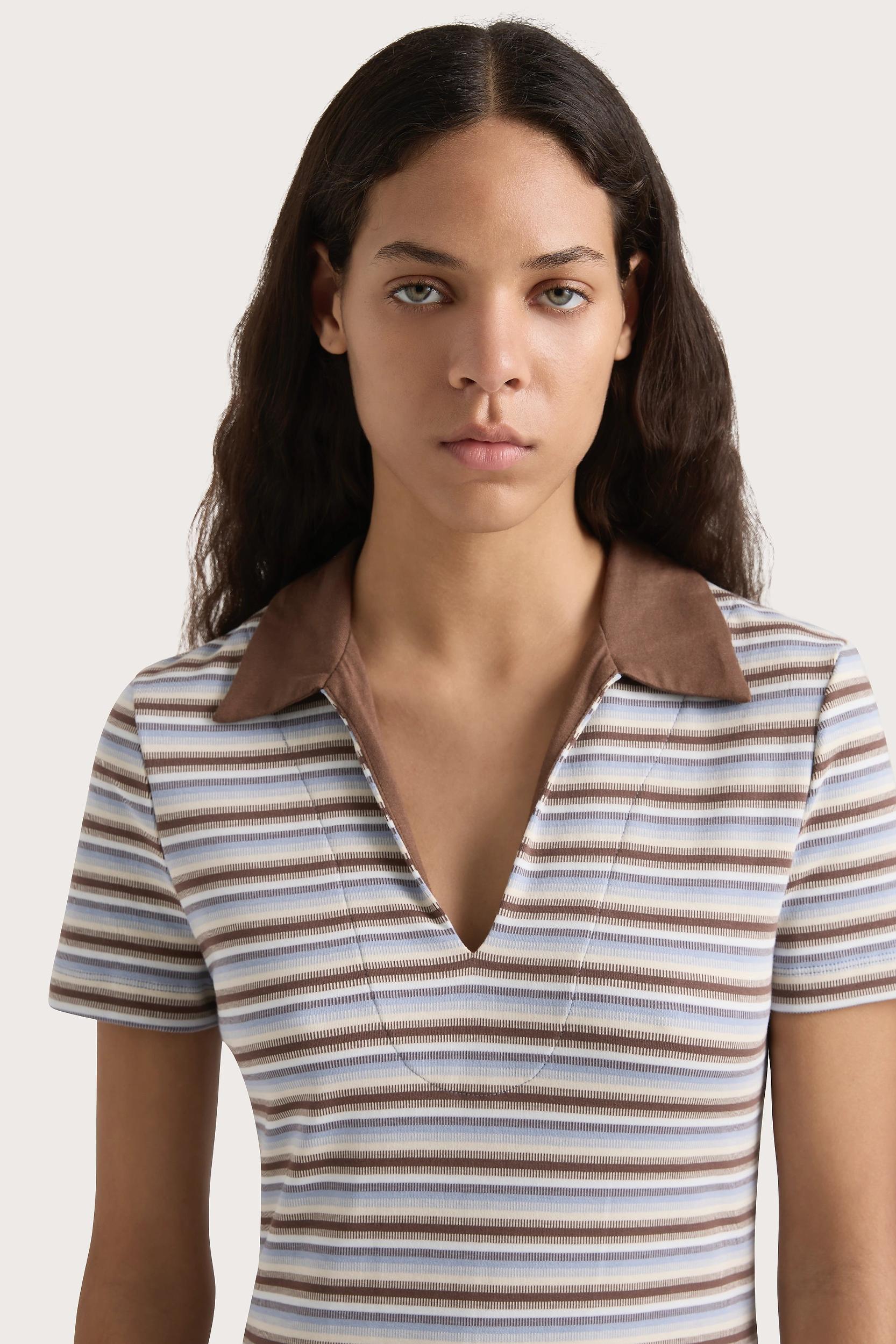 Tiesse Maxi Dress Blue Stripe - Final Sale Product Image