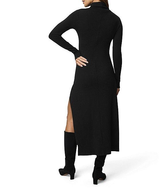 Splendid Rylee Stretch Knit Turtleneck Long Sleeve Midi Dress Product Image