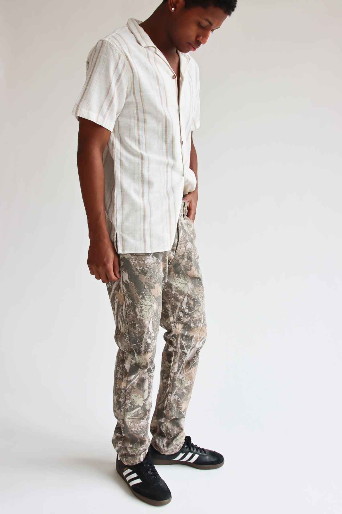 Woodland Camo Straight Leg Pants Product Image