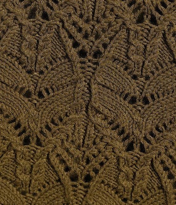 RONNY KOBO Kaiden Pointelle Knit Halter Neck Sleeveless Sheath Maxi Dress Product Image