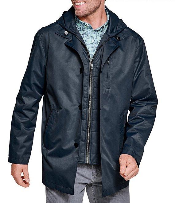 Johnston & Murphy Upton Hooded Raincoat Product Image