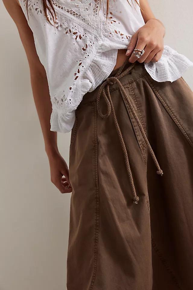 Willow Poplin Maxi Skirt Product Image