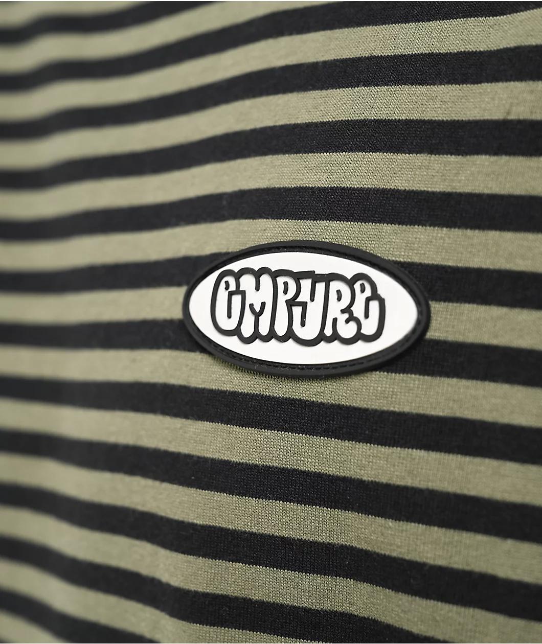 Empyre Rickie Green & Black Knit T-Shirt Product Image