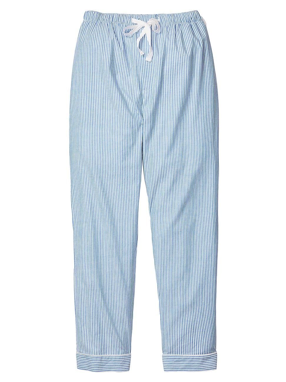 Mens Cotton Stripe Pajama Pants Product Image
