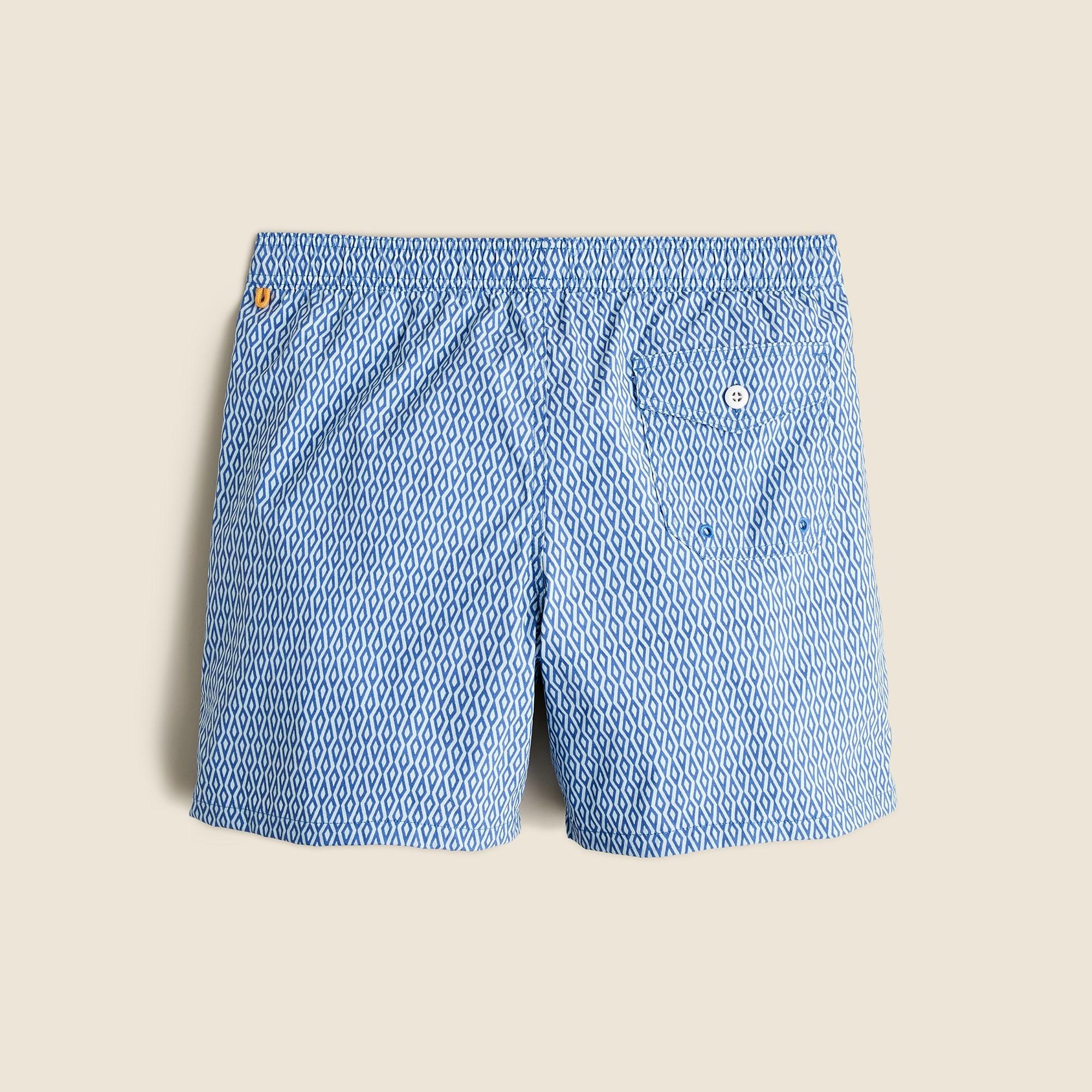 6" stretch swim trunk in print with ECONYL® nylon Product Image