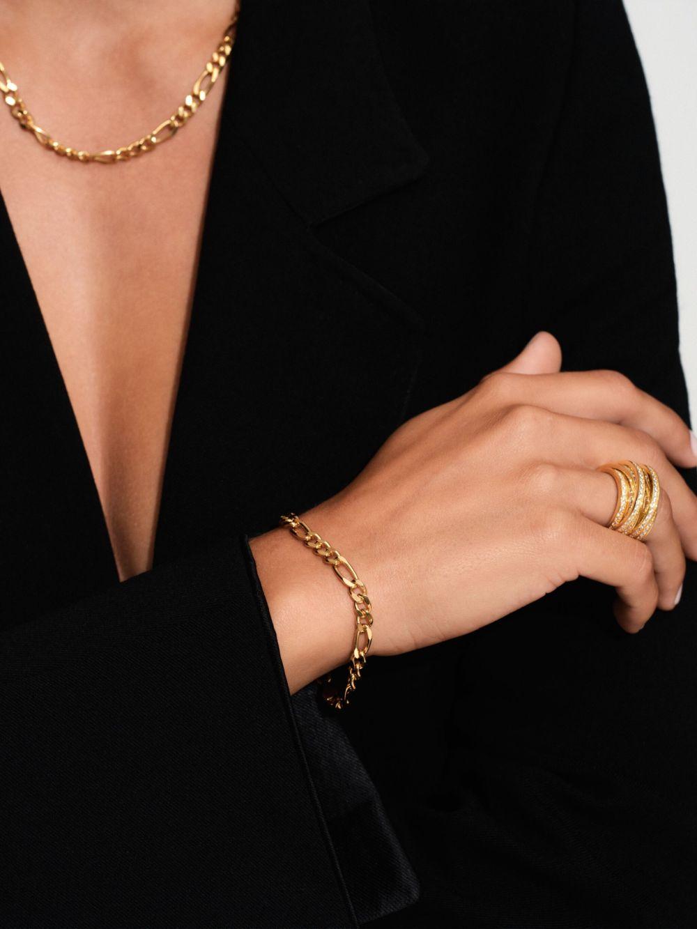 sterling silver Bo Thick chain bracelet Product Image