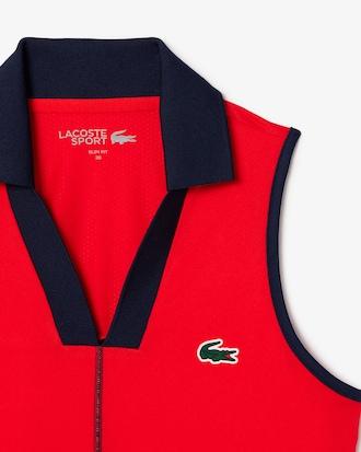 Women's Slim Fit Ultra Dry Sleeveless Tennis Polo Product Image