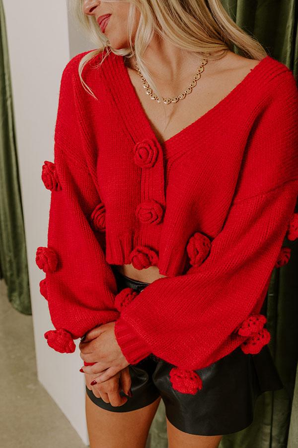 The Final Rose Knit Sweater Top Product Image