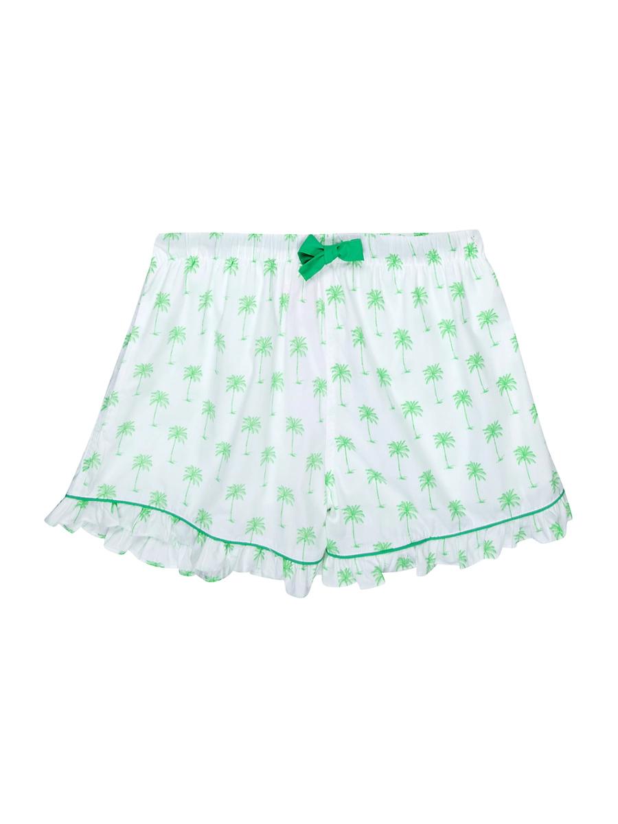 Womens Palm Tree Boxer Shorts Product Image