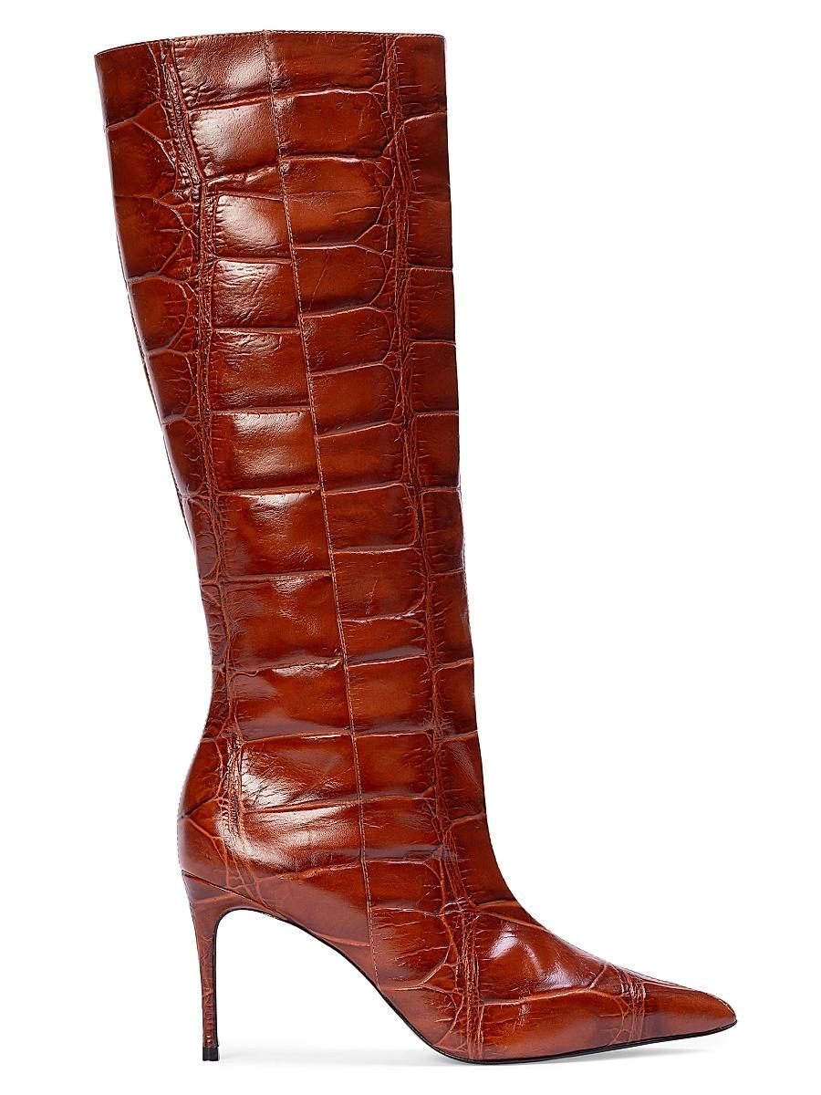 Womens Ember 80MM Croc Embossed Boots Product Image