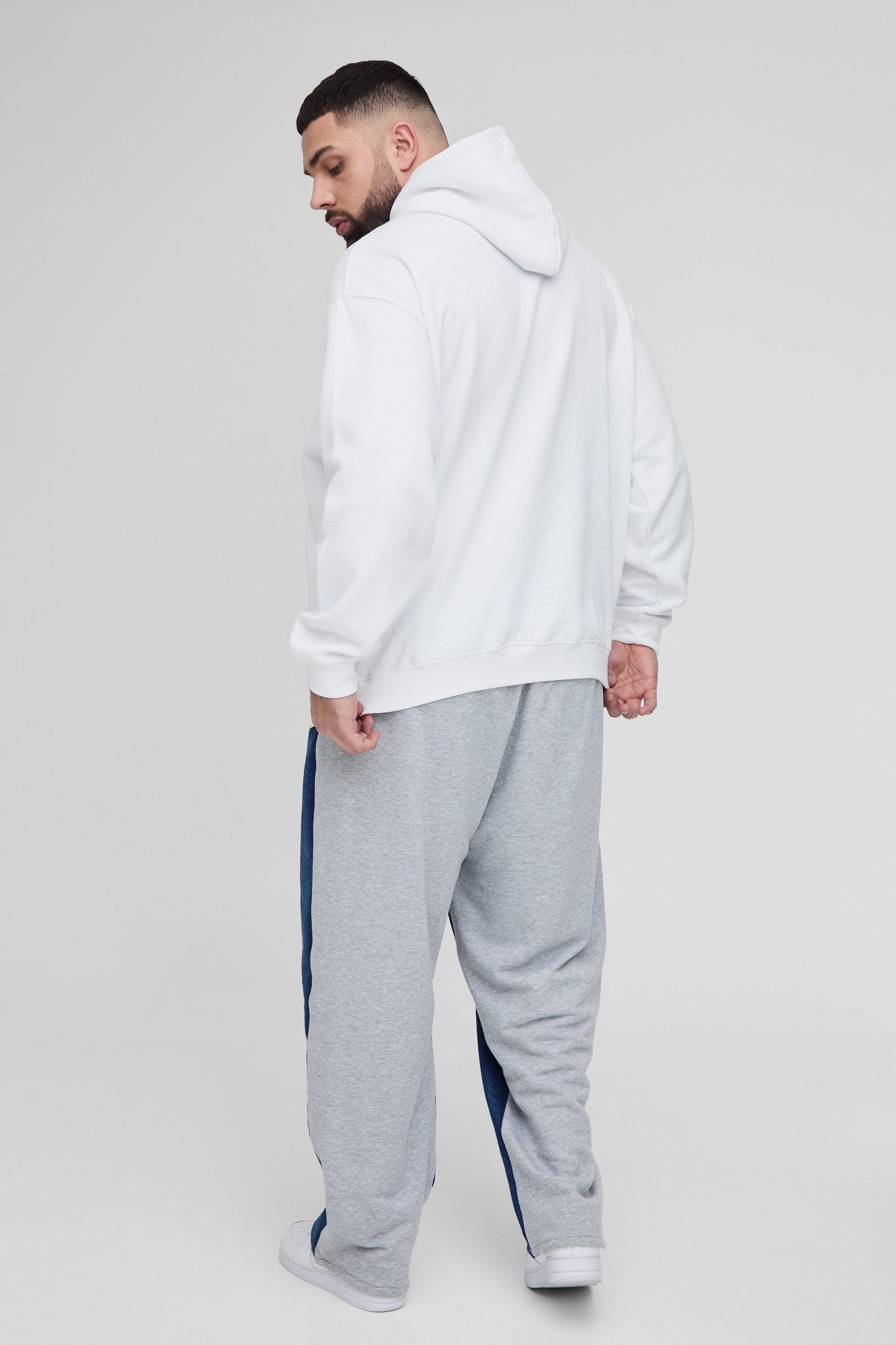 Plus New York Graphic Oversized Hoodie | boohooMAN USA Product Image