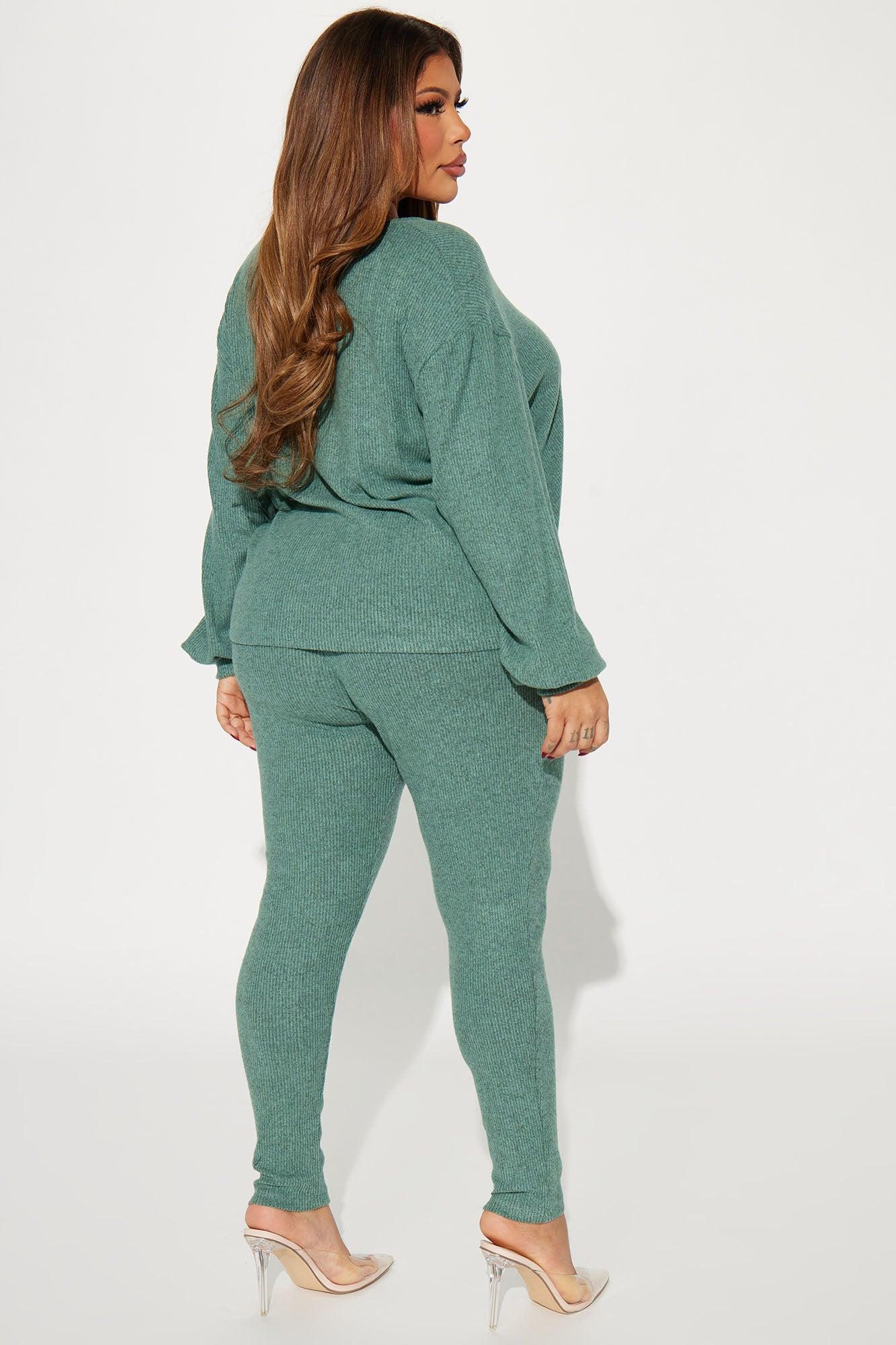 Comfy N Cozy Legging Set - Sage Product Image
