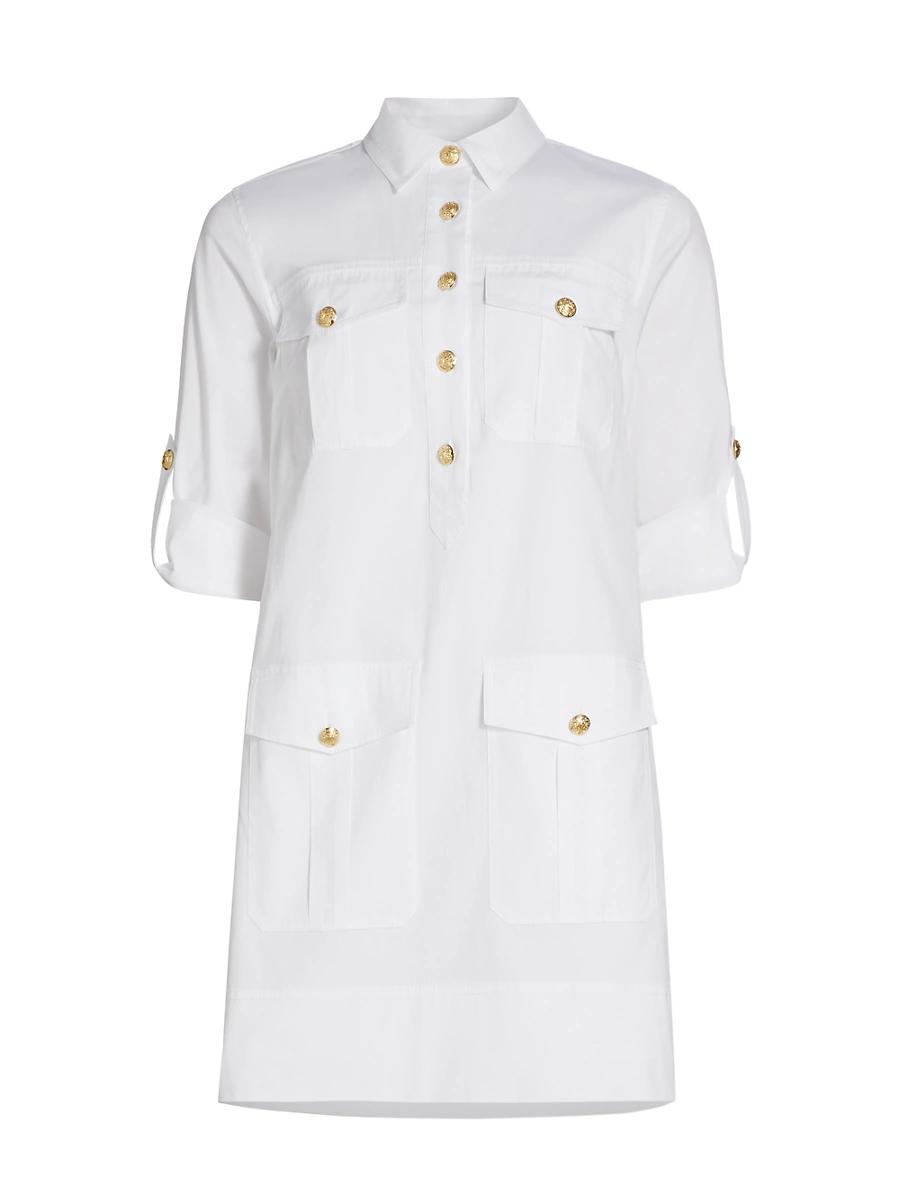 Womens Saude Cotton Utility Shirtdress Size 0 Product Image