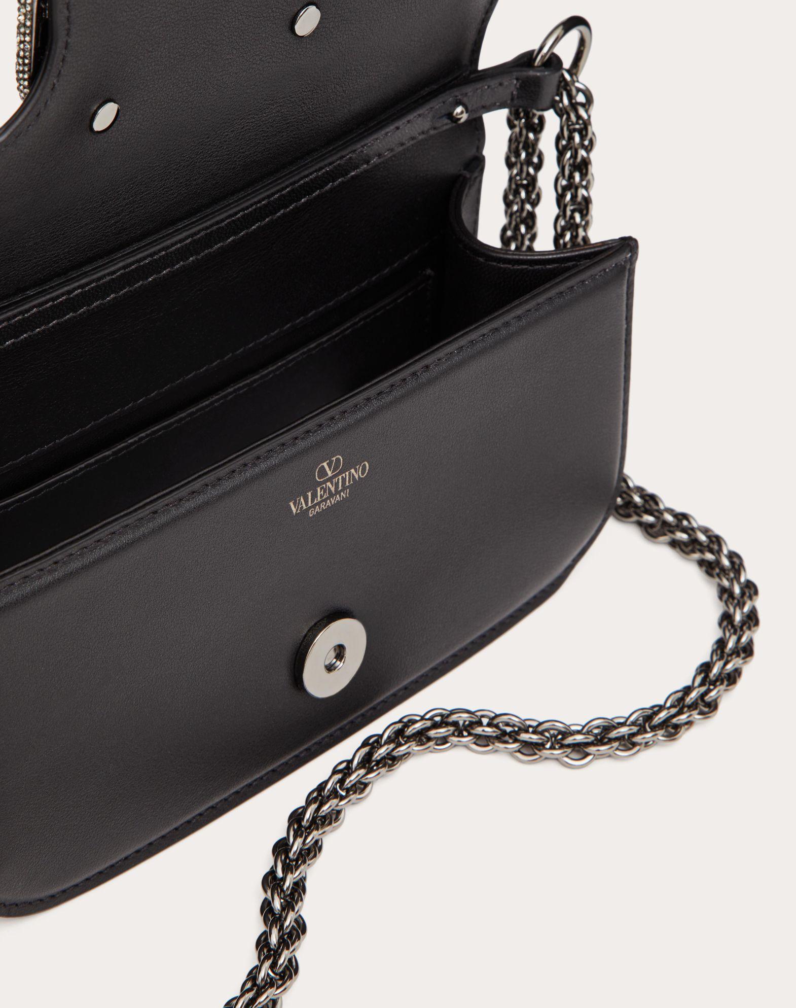 Valentino Garavani Locò Small Shoulder Bag With Jewel Logo Product Image